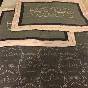 Pottery Barn Star wars Twin size bed spread